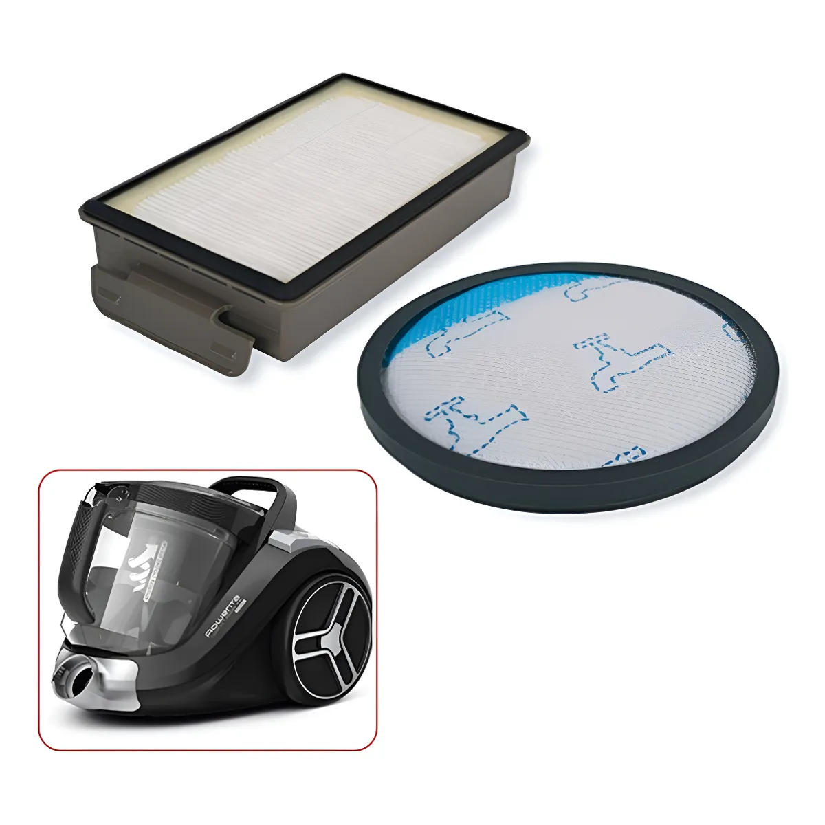 GENERICO - Filtro Genérico Para Aspiradora Rowenta Compact Power Ro3715