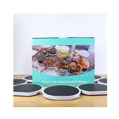 GENERICO - Bandeja Giratoria Organizadora Multiuso Lazy Susan - Set Modular para Mesa