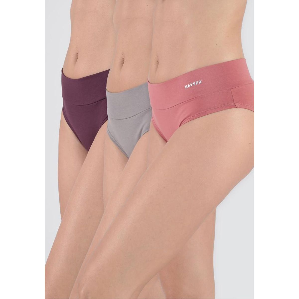 KAYSER - Pack 3X Pantaleta Algodón P31480-BUR2 Kayser