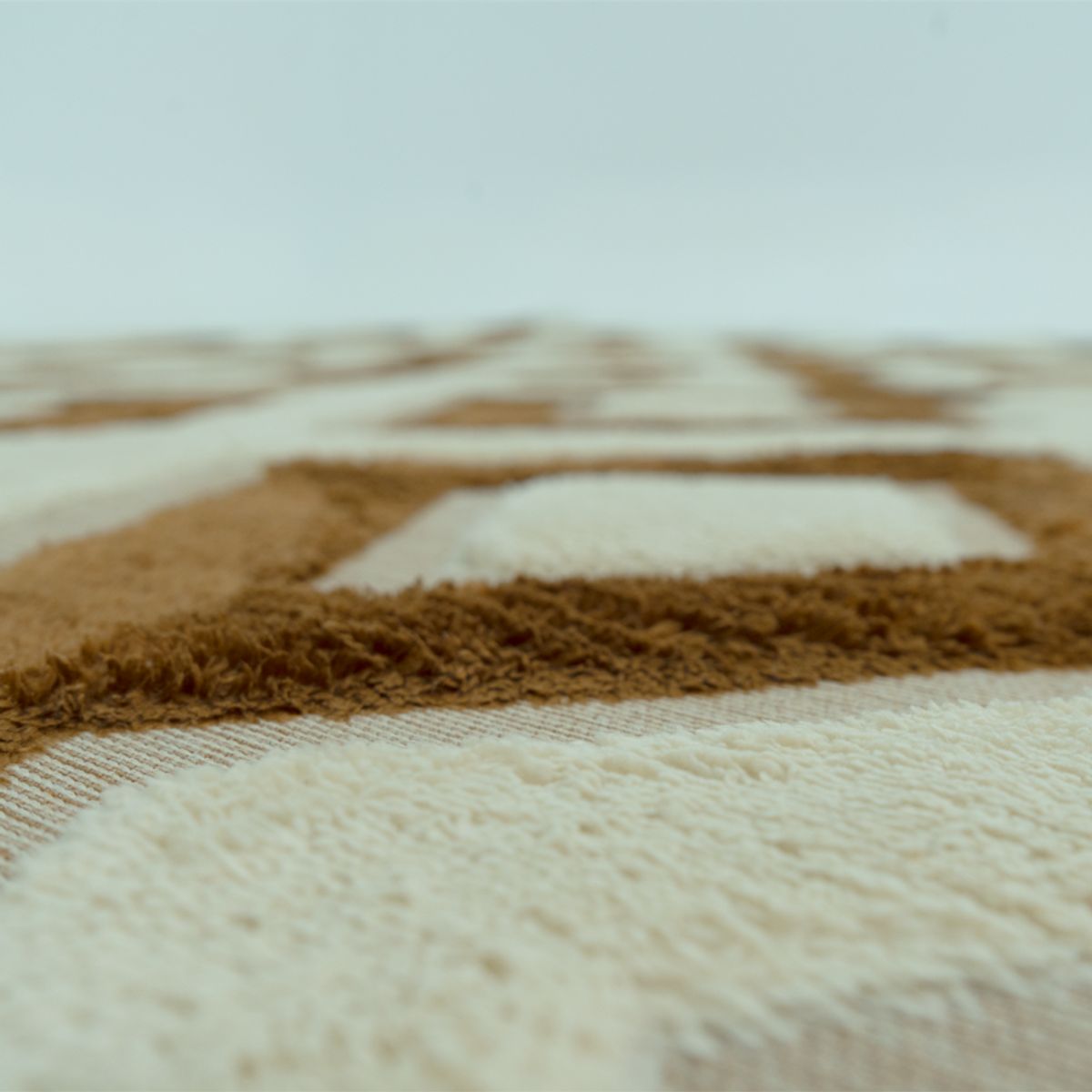 WAKESHOME - Alfombra Decorativa Living Diseño Abstracto Tulum 180 X 200 CM