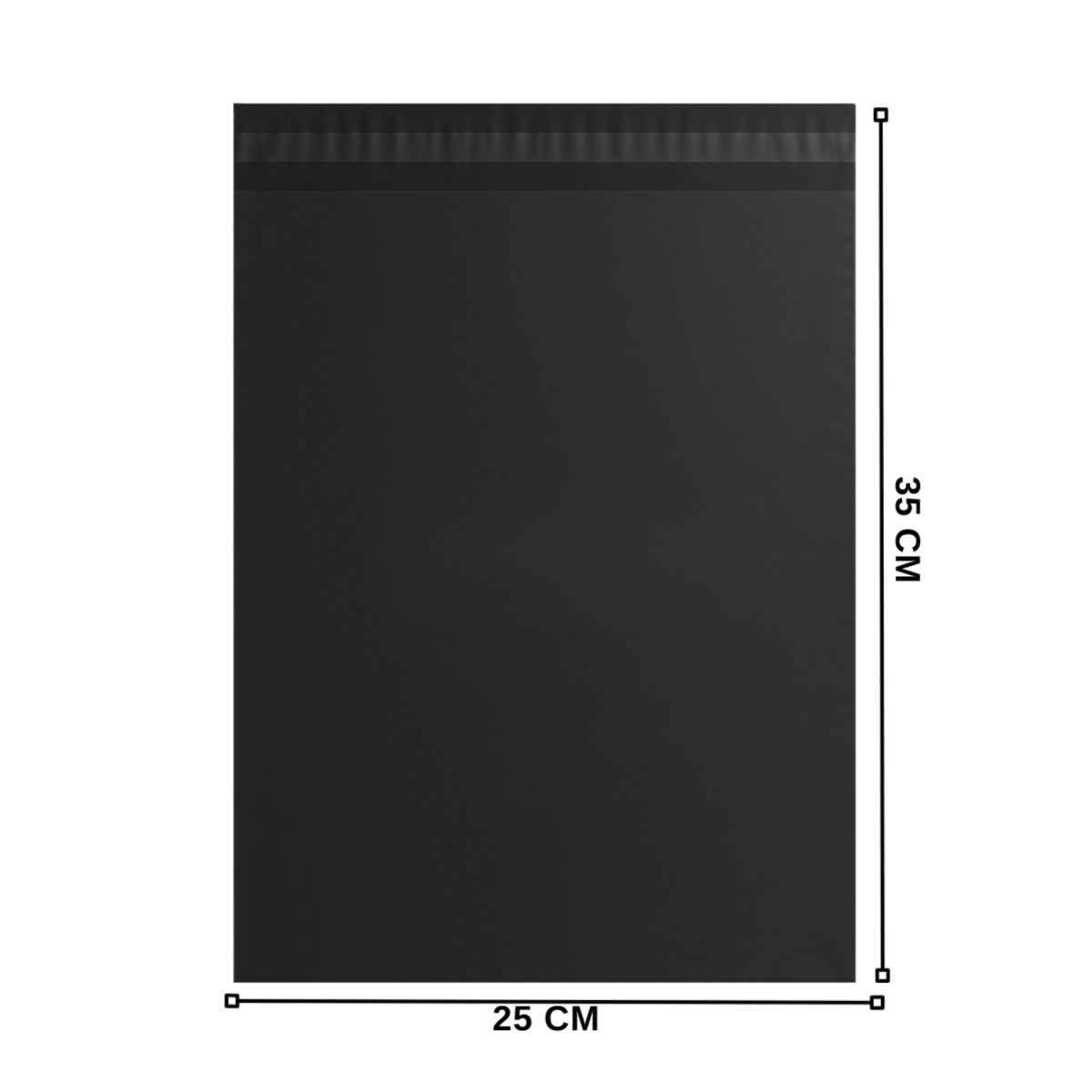 CHINA - Pack 100 Bolsa Courier 25x35cm Negro Con Adhesivo Embalaje