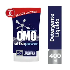 GENERICO - Detergente Omo Líquido Concentrado Ultra Power 400ml