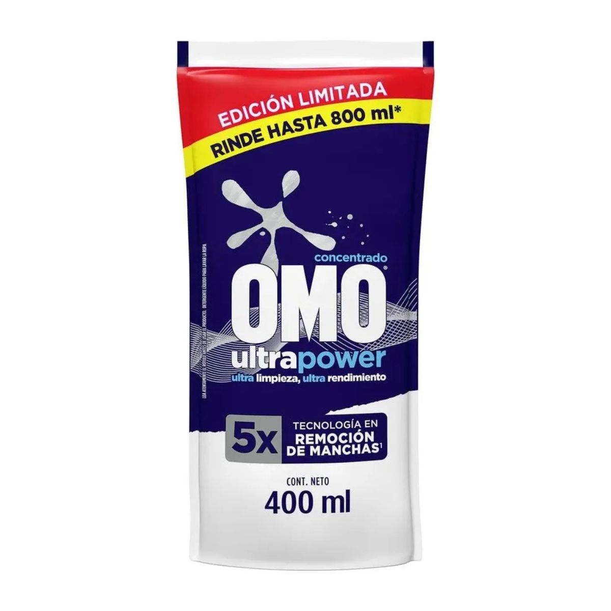 GENERICO - Detergente Omo Líquido Concentrado Ultra Power 400ml