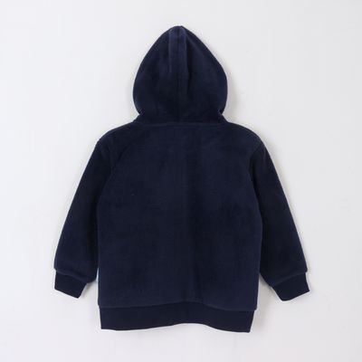 Imagen 2 del producto Polar Escolar con Gorro Niño Logo Azul Marino