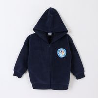 Polar Escolar con Gorro Niño Logo Azul Marino