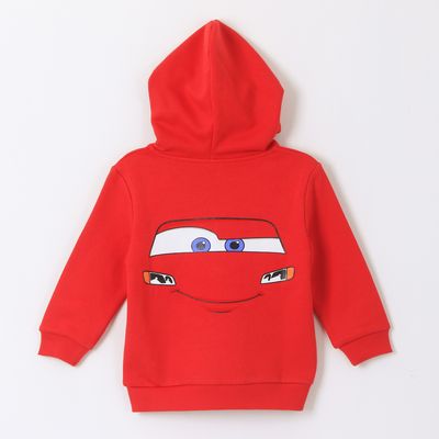 Imagen 2 del producto Polerón Niño Hoodie Back Print Rayo McQueen Cars Rojo