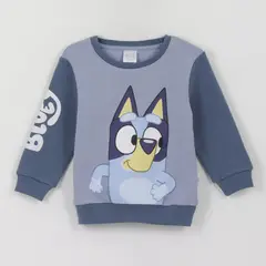 BLUEY - Polerón Cerrado Niño Personaje Azul