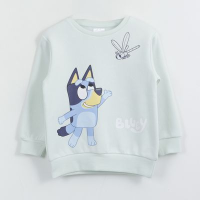 Imagen 1 del producto Polerón Cerrado Niña Personaje Verde