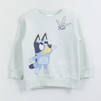 Polerón Cerrado Niña Personaje Verde