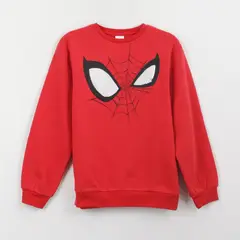 MARVEL - Polerón Cerrado Niño Spiderman Ojos Rojo