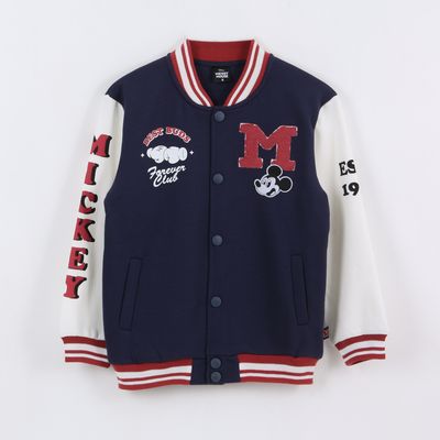 Imagen 1 del producto Chaqueta Niño College Bomber Mickey Mouse Azul