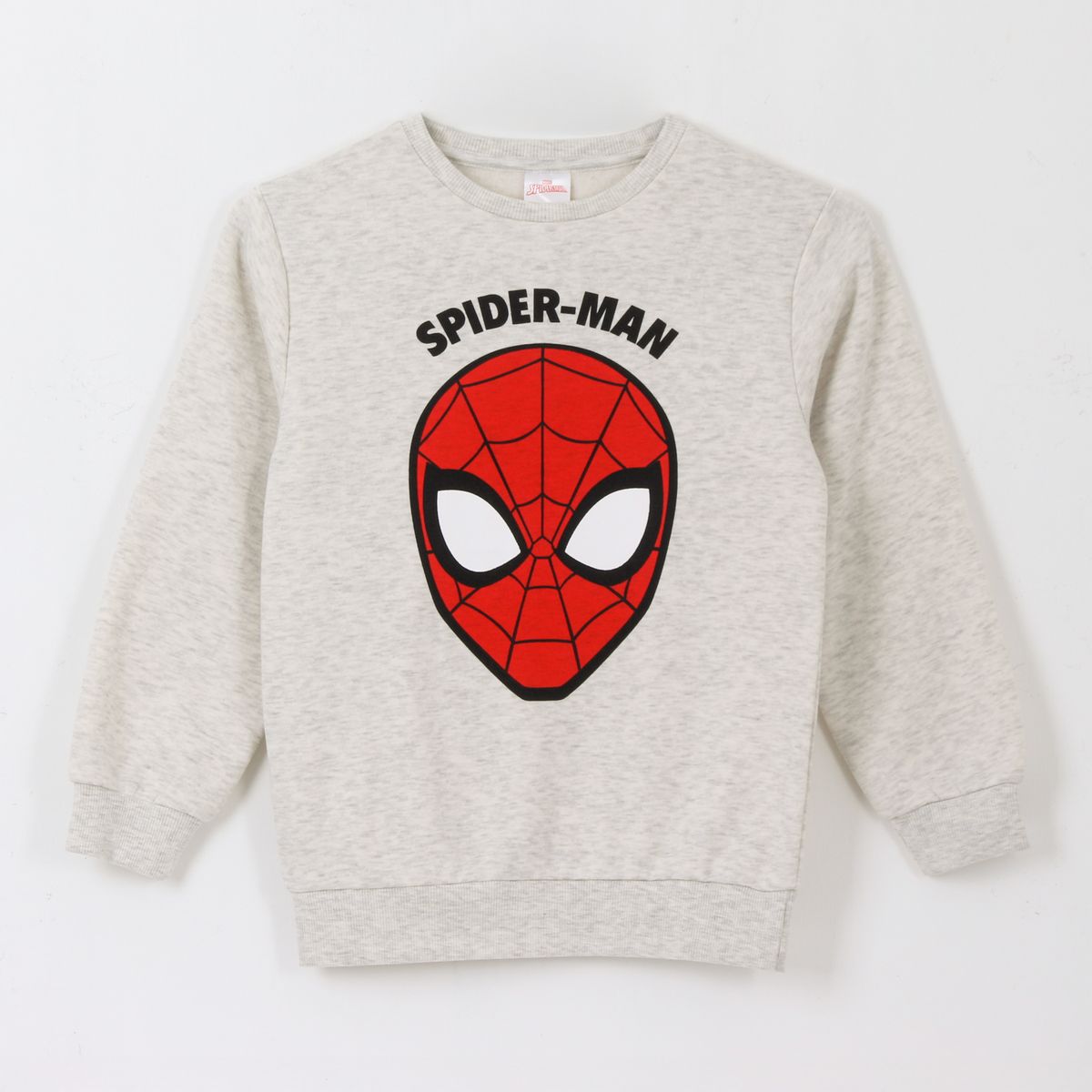 MARVEL - Polerón Cerrado Niño Spiderman Face Gris Marvel
