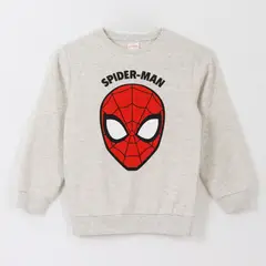 MARVEL - Polerón Cerrado Niño Spiderman Face Gris