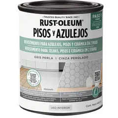 RUST OLEUM - PINT RUST-OL PISO BASE GRIS PERLA 0946LT P1