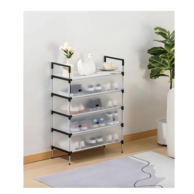 Imagen 2 del producto Zapatero Organizador de 5 Niveles Multifuncional - Estante Moderno para Calzado, Con tapa polvo