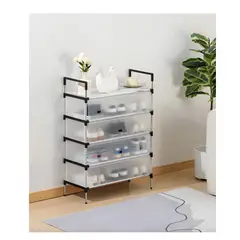 GENERICO - Zapatero Organizador de 5 Niveles Multifuncional - Estante Moderno para Calzado, Con tapa polvo