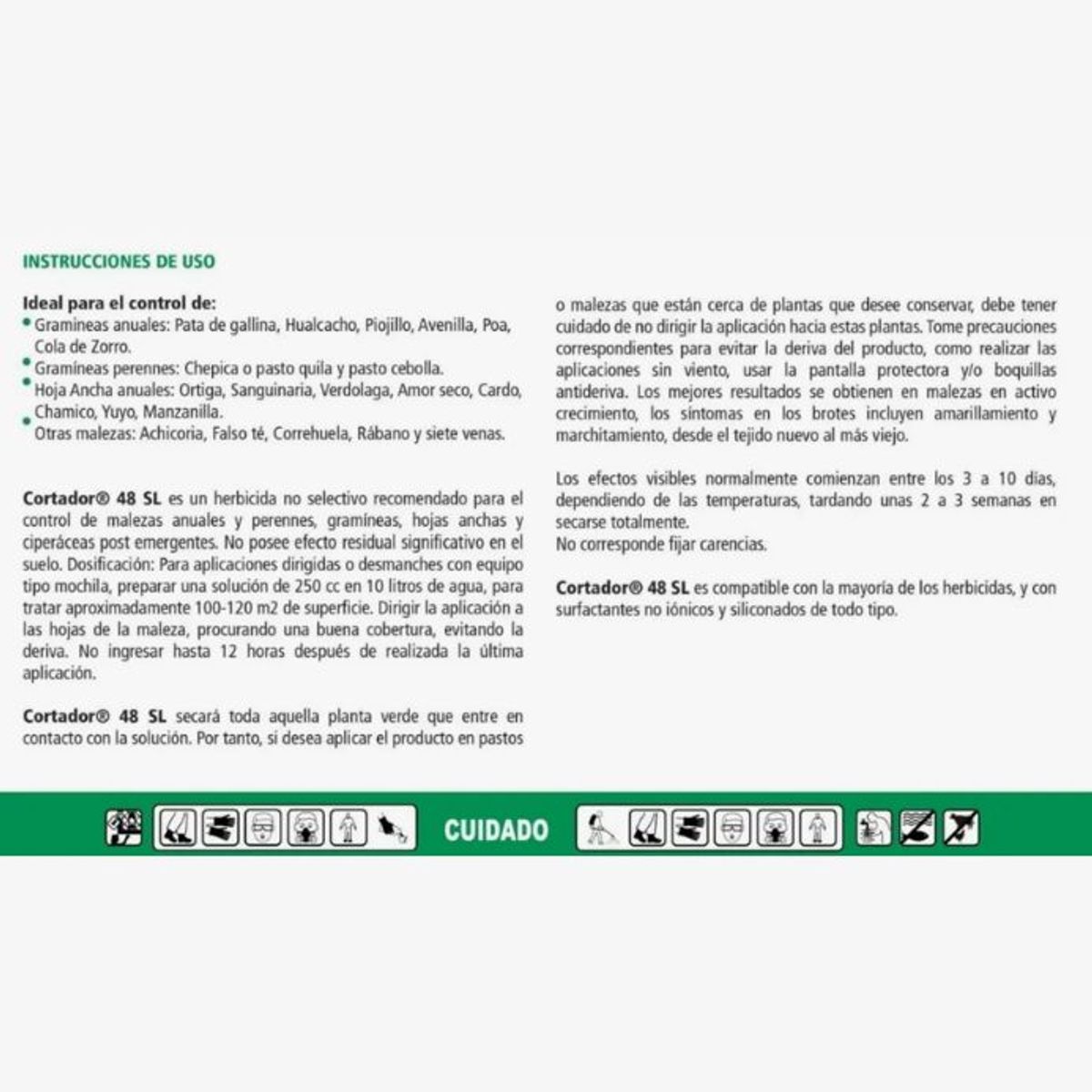 CORTADOR - Cortador Herbicida Mata Maleza Concentrado 500cc