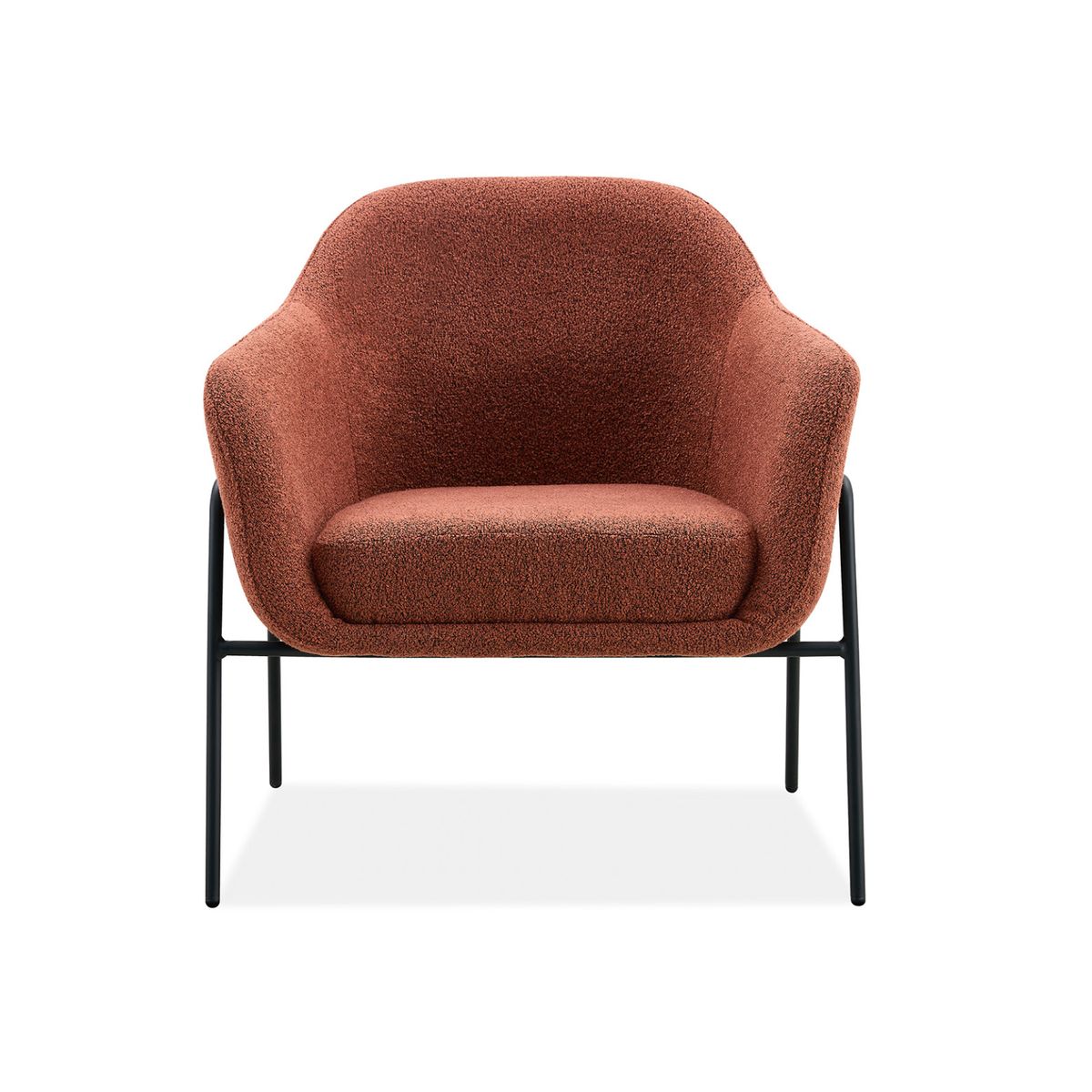 CANNON - Poltrona Cannon Tapizada Saane Terracota