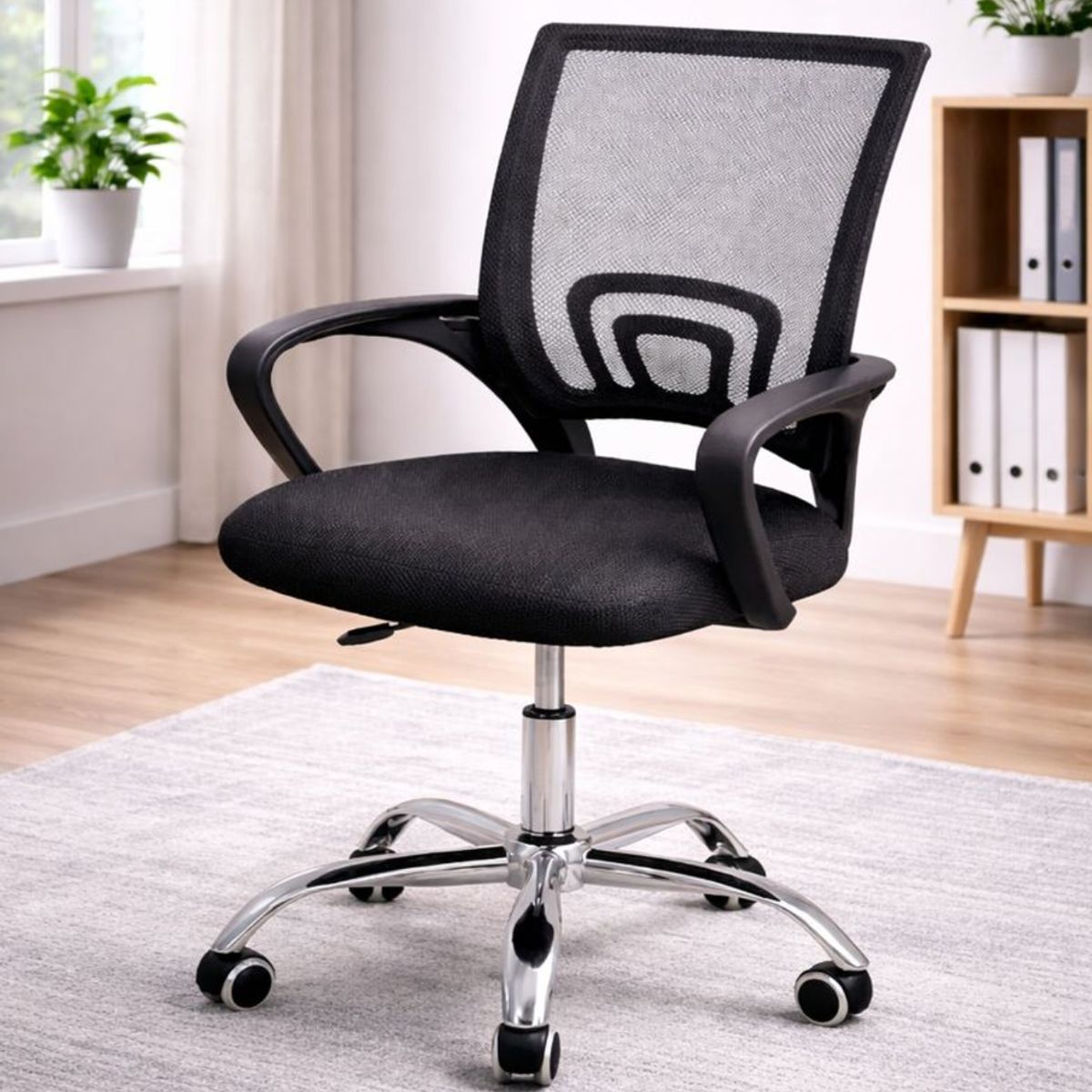 COSAS CASA - Silla De Oficina para Escritorio Negra