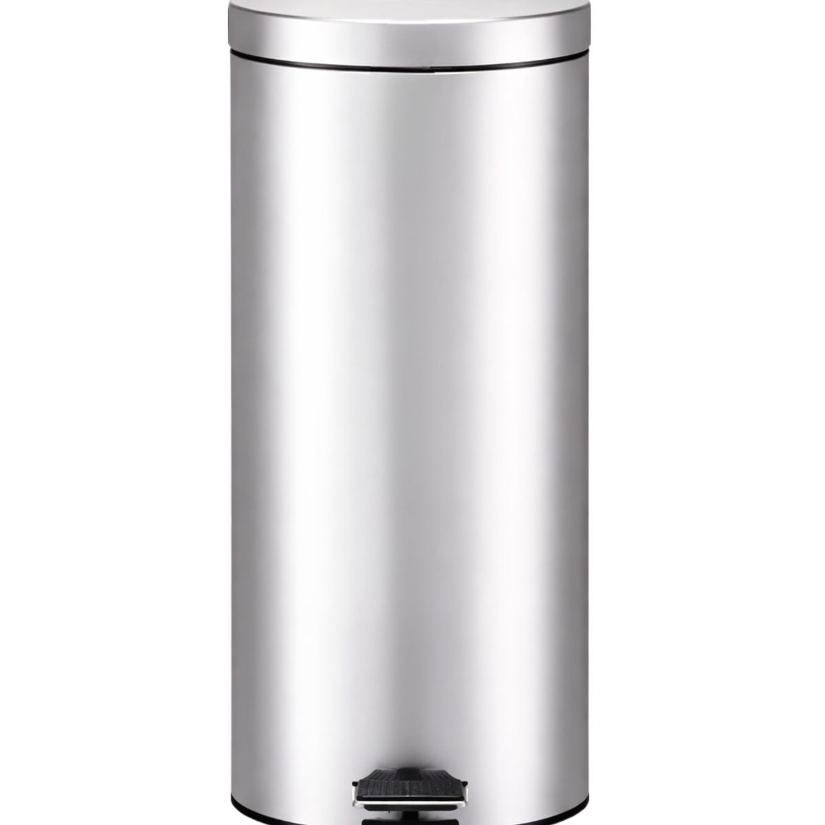 GENERICO - Basurero Con Pedal Y Cierre Suave Acero Inoxidable 30L