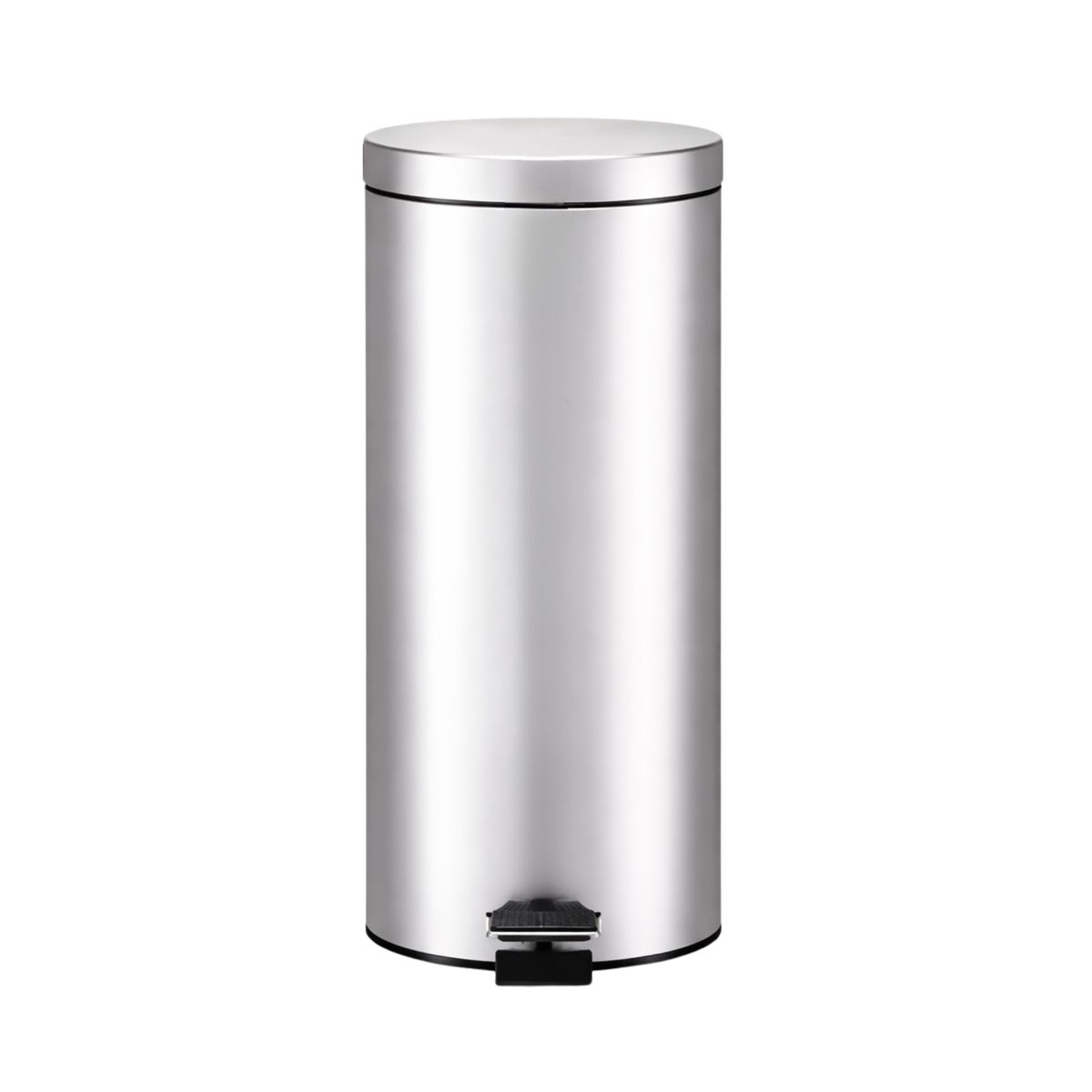 GENERICO - Basurero Con Pedal Y Cierre Suave Acero Inoxidable 30L