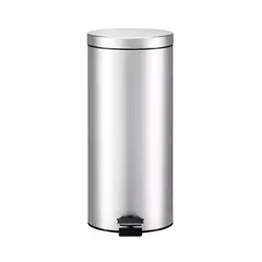 GENERICO - Basurero Con Pedal Y Cierre Suave Acero Inoxidable 30L