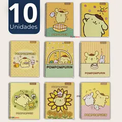 PROARTE - Pack 10 Cuadernos Universitarios Pompompurin 100 Hojas Diseños Surtidos