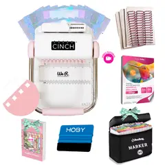 AMERICAN CRAFTS - Encuadernadora Cinch Cuadrada laminado en frio marcadores de regalo