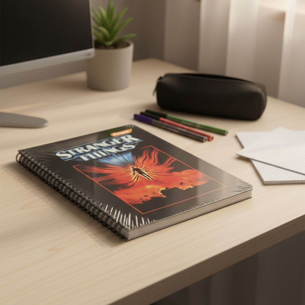 TORRE - Pack 10 Cuaderno Universitario 100 Hojas 7mm Stranger Things