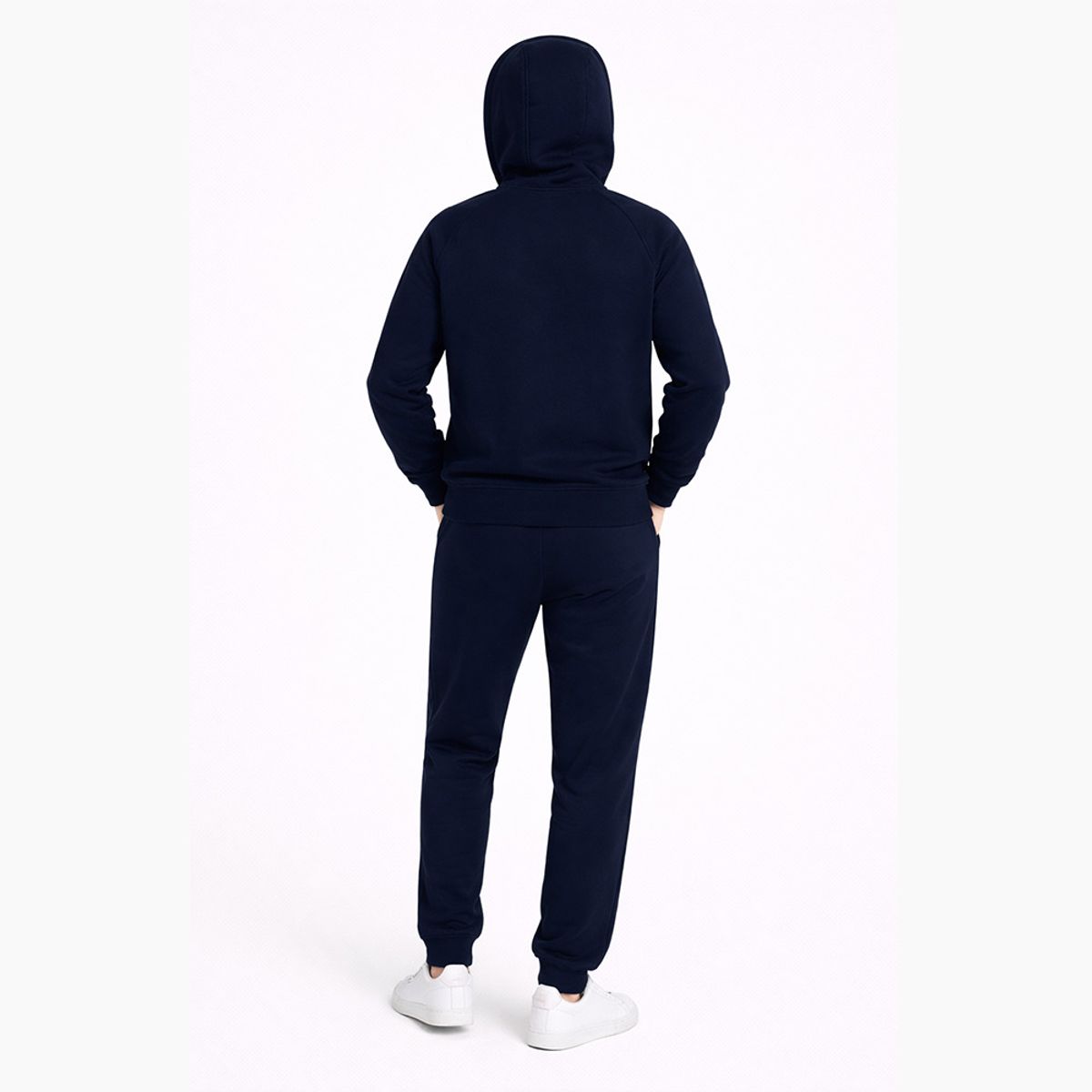GANGSTER - Polerón Full Zipper Fleece Warm Azul Marino