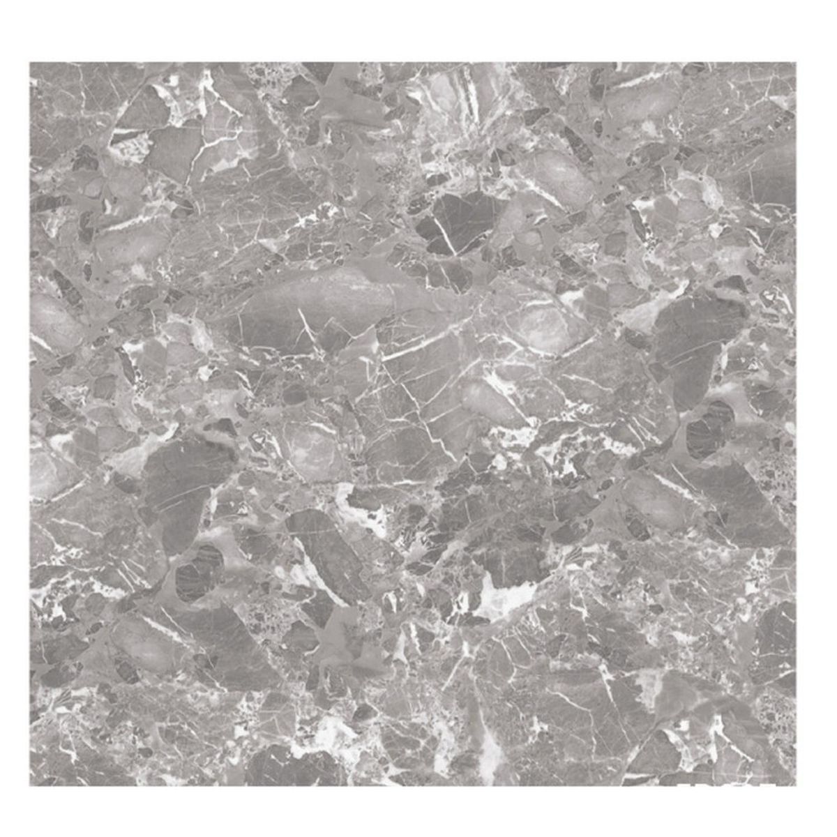 MOBII - Piso Vinílico Símil Porcelanato 45,7x45,7 Mármol Gris