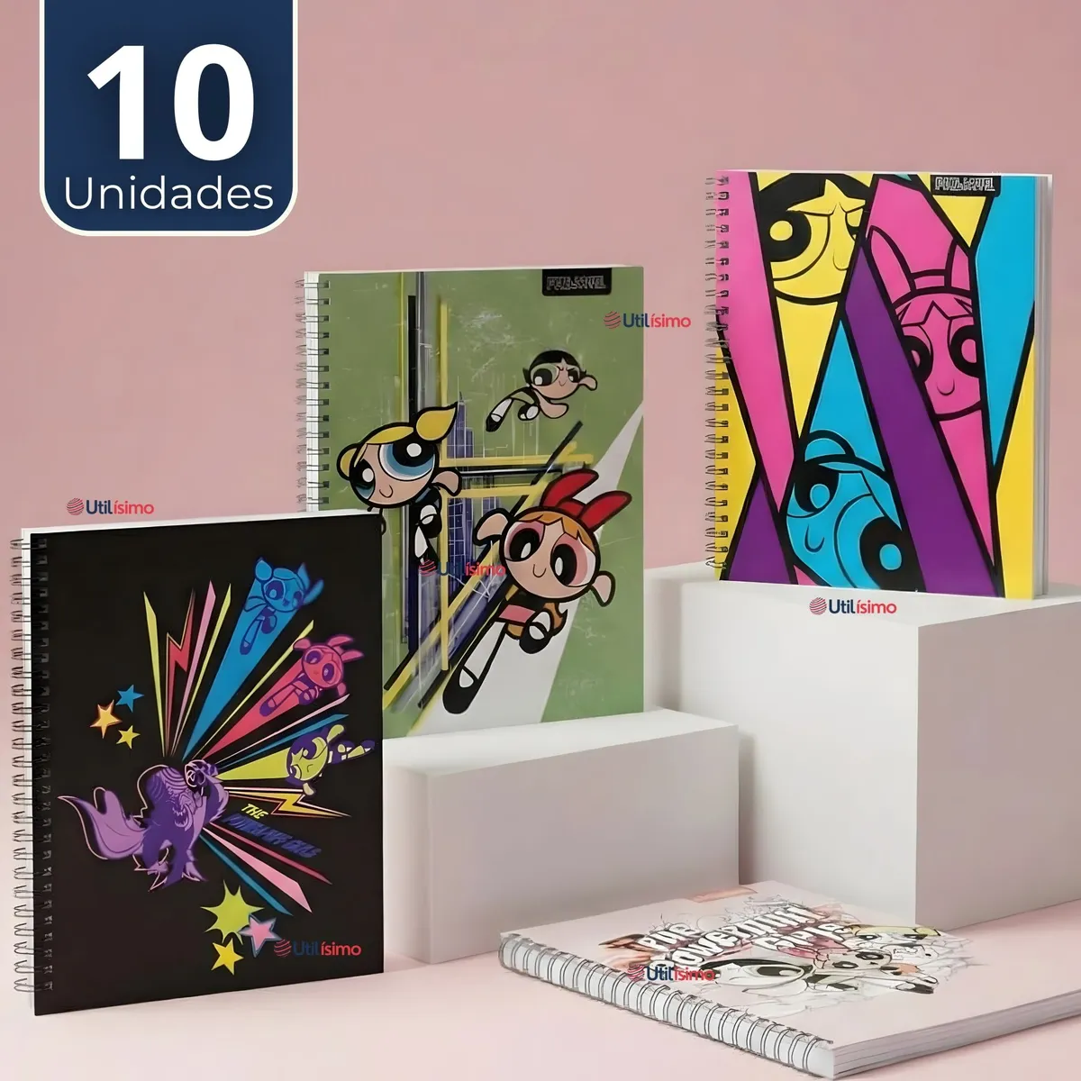 PROARTE - Pack 10 Cuadernos Universitarios Chicas Superpoderosas 100 Hojas Proarte Powerpuff Girls