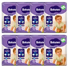 BABYSEC - Pañal Premium X8 G 18 (144 Pañales)