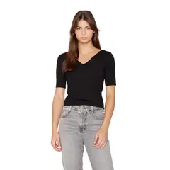 JACINTA TIENDA - Polera Elisa negra