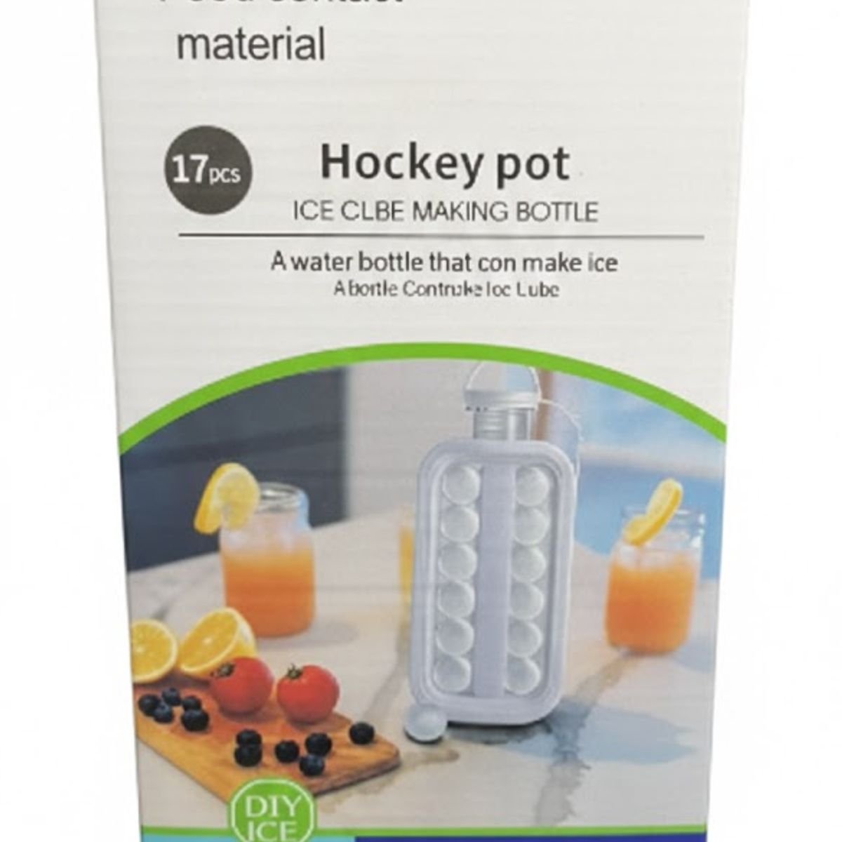 GENERICO - Hielera Portátil Hielo Molde De Circulo Envase Maquina Grand