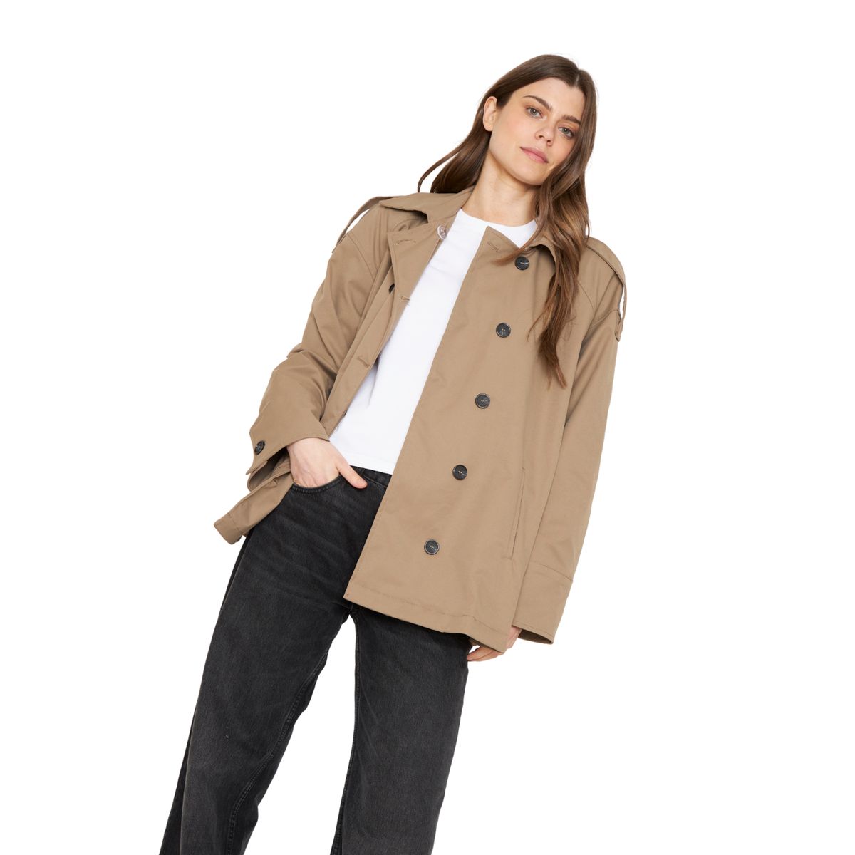 JACINTA TIENDA - Trench Coat Cloe café Jacinta Tienda