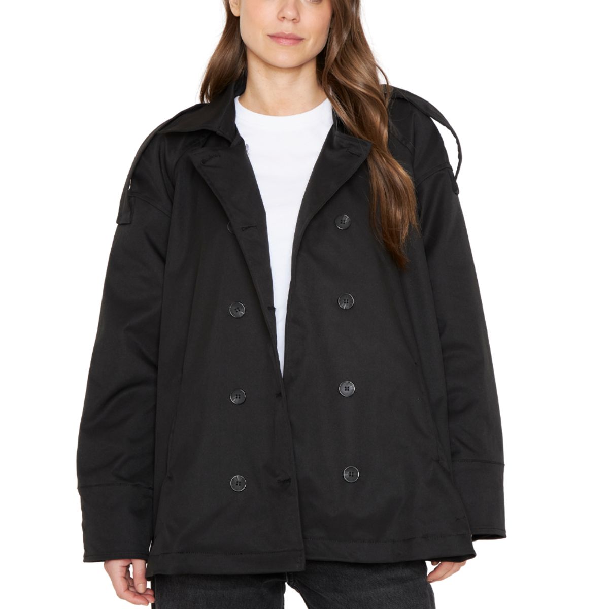 JACINTA TIENDA - Trench Coat Cloe negro Jacinta Tienda