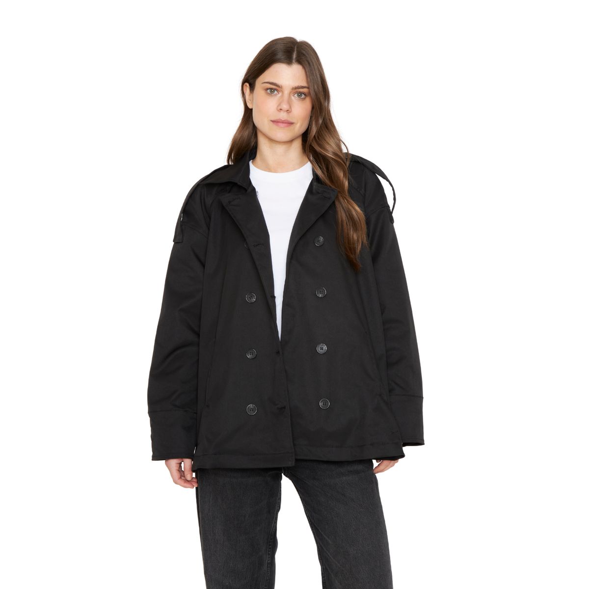 JACINTA TIENDA - Trench Coat Cloe negro Jacinta Tienda