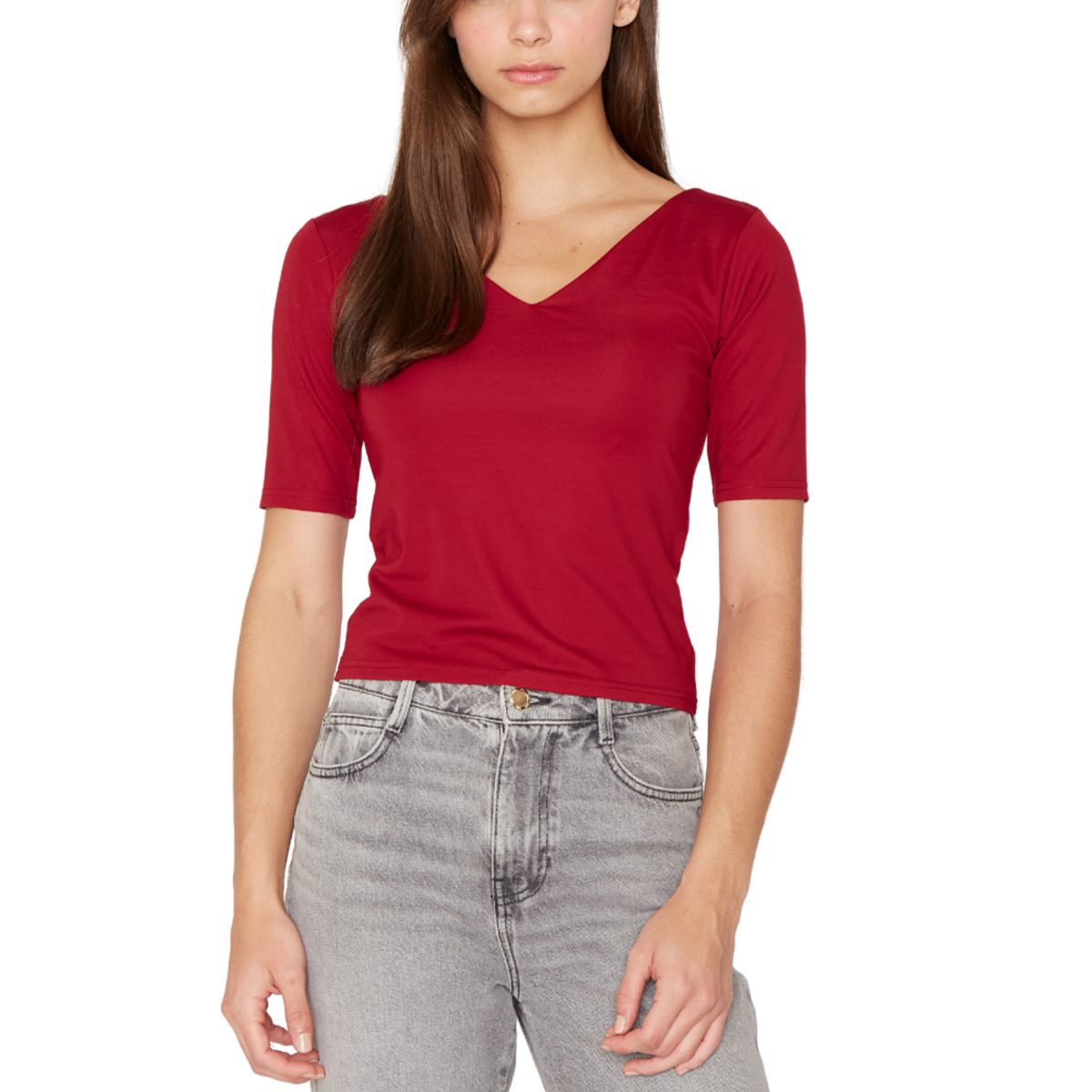 JACINTA TIENDA - Polera Elisa cherry Jacinta Tienda