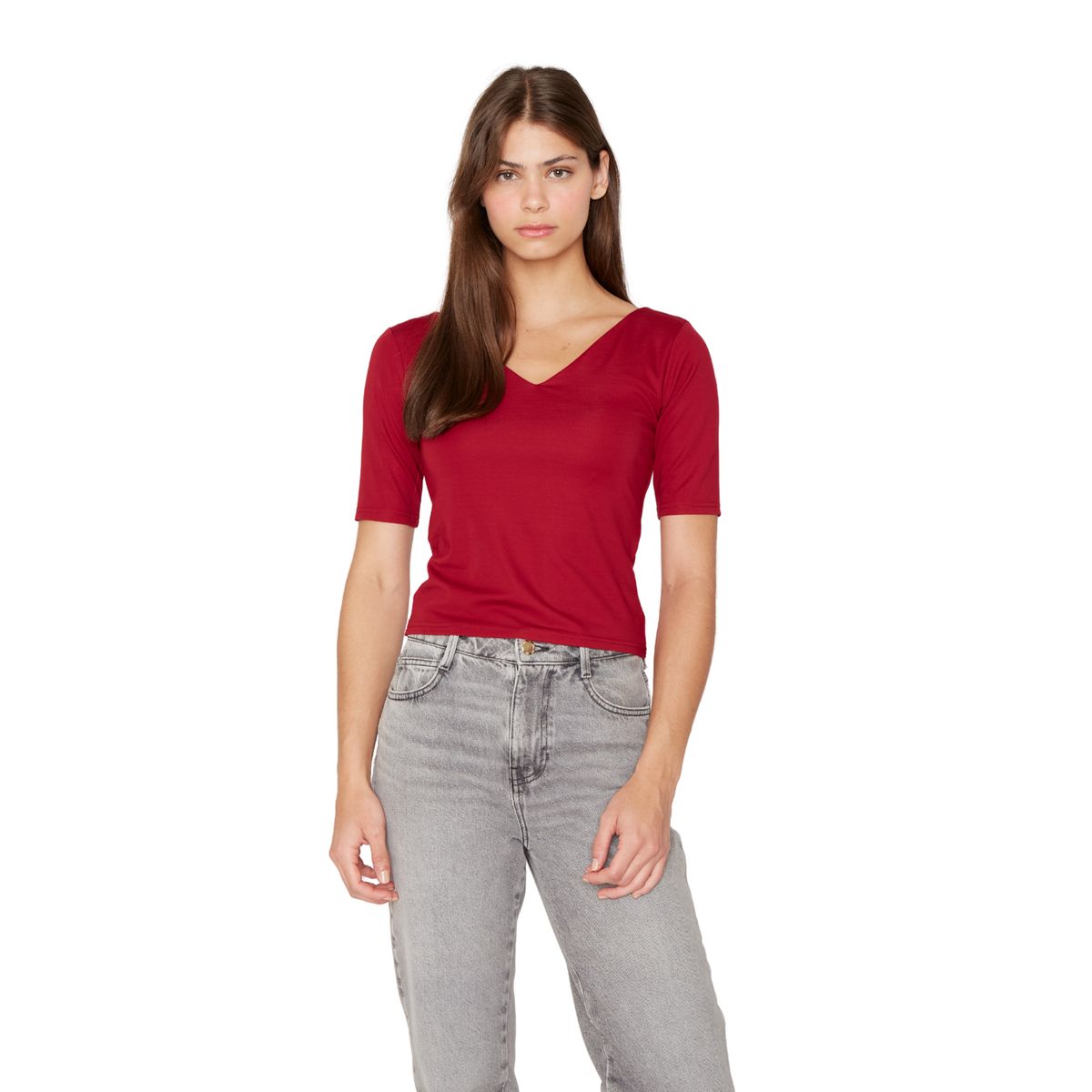 JACINTA TIENDA - Polera Elisa cherry Jacinta Tienda