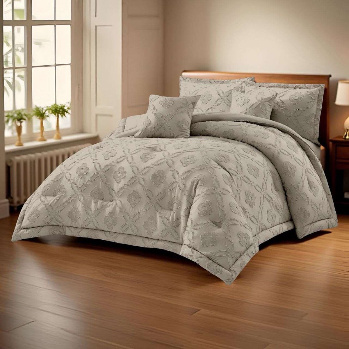 GENERICO - Cubrecama Quilt de Verano con Diseño King-Superking C1