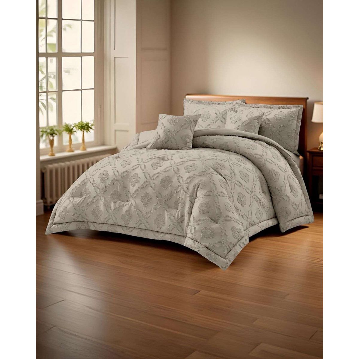 GENERICO - Cubrecama Quilt de Verano con Diseño King-Superking C1