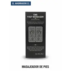 GENERICO - Masajeador de Pies EMS Eléctrico Recargable Circulación y Alivio Muscular