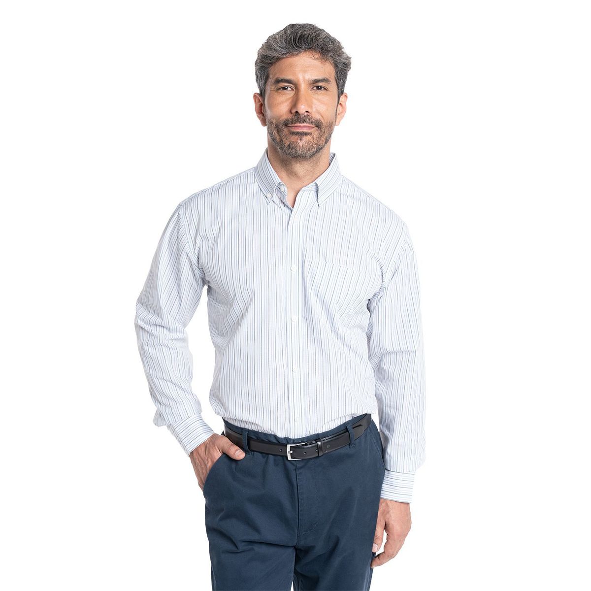 KOTTING - Camisa Manga Larga Rayas Hombre