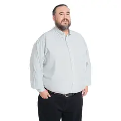 KOTTING - Camisa Manga Larga Oxford Rayas Hombre