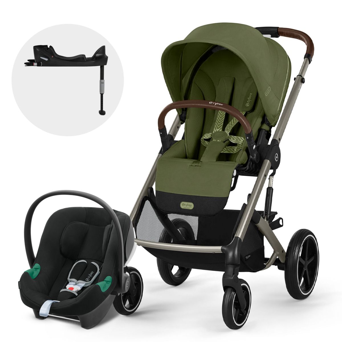 CYBEX - Coche Travel System Balios S TPE + Aton B2 + Base