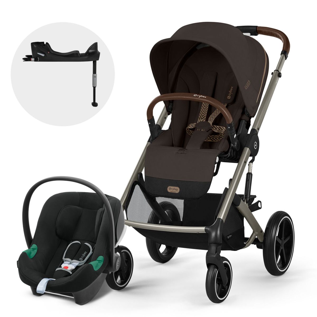CYBEX - Coche Travel System Balios S TPE + Aton B2 + Base