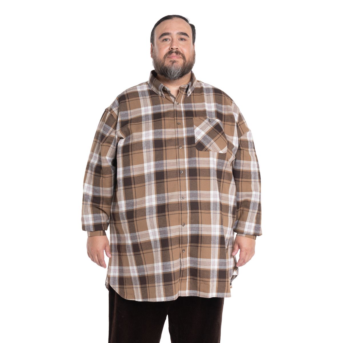 KOTTING - Camisa Manga Larga Villela Hombre