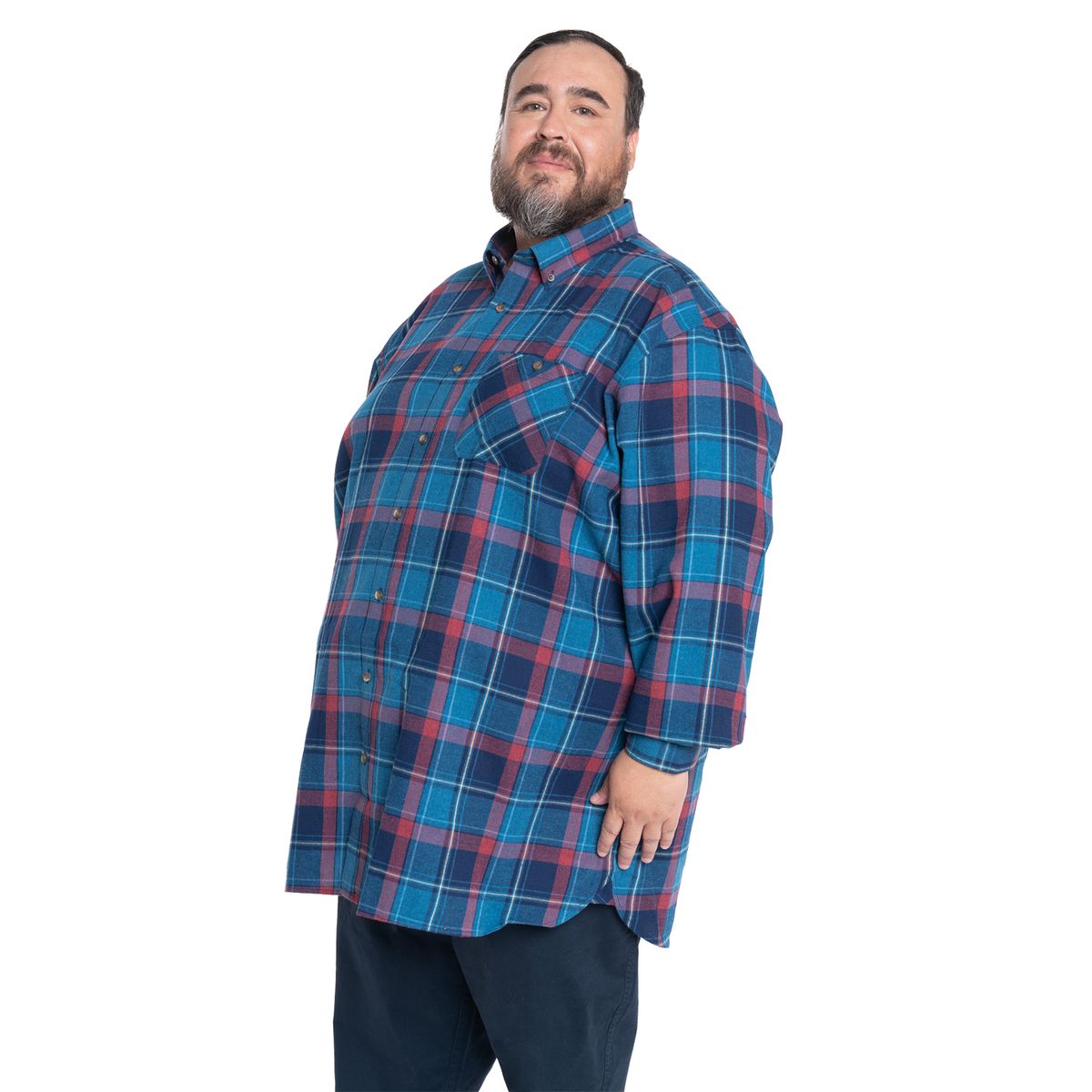 KOTTING - Camisa Manga Larga Villela Hombre