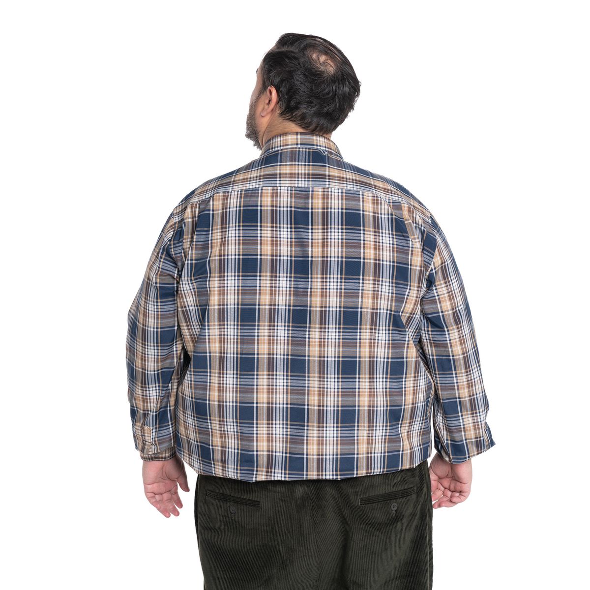 KOTTING - Camisa Manga Larga Cuadros Hombre